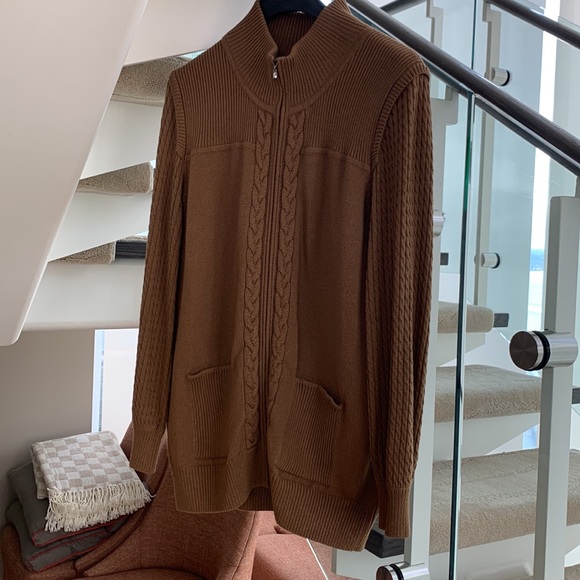 St John light brown cardigan - Picture 3 of 6